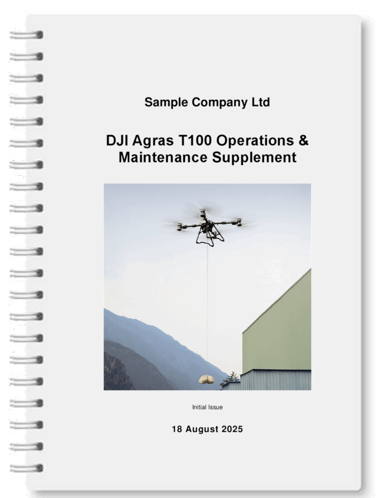 T100 Supplement cover
